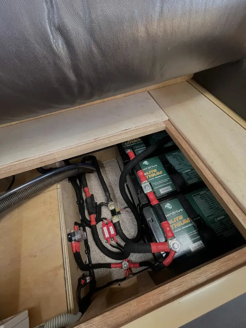 Enerdrive Elite Lithium battery install with custom wiring